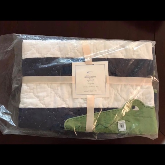 Pottery Barn Kids Bedding Nwt Alligator Quilt Poshmark
